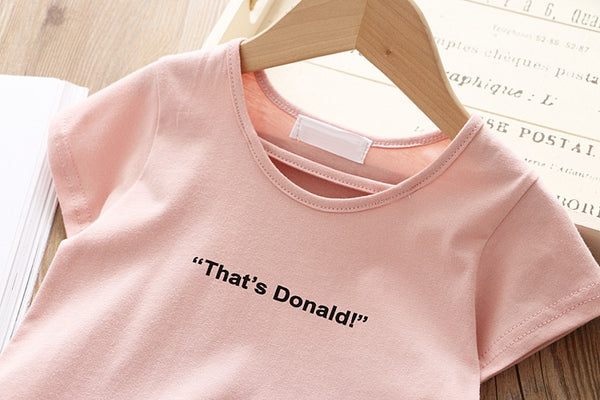 2019 Baby Girl's Outfits Set Cotton T Shirt and Floral Skirt Fashion Children Summer Clothing Suit Cute Set for Baby Girl