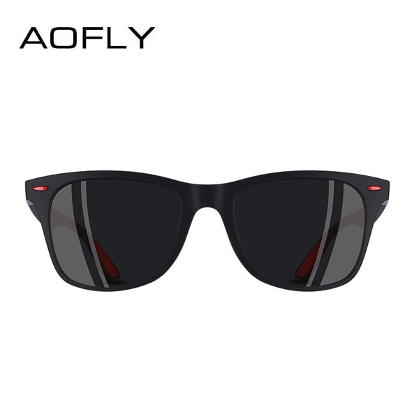 AOFLY BRAND DESIGN Classic Polarized Sunglasses Men Women Driving Square Frame Sun Glasses Male Goggle UV400 Gafas De Sol AF8083