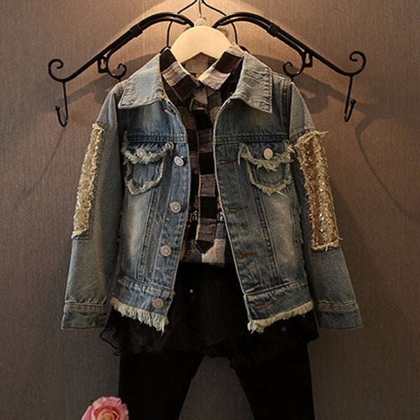 Denim Coat Baby Girl Clothes Spring Winter Jeans Jacket