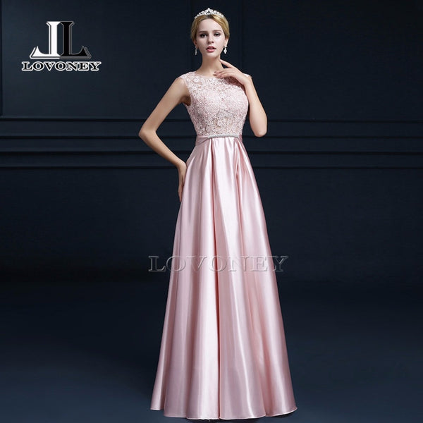 LOVONEY S306 Sexy See Through Plus Size Prom Dresses 2019 A-Line Floor-length Long Formal Dress Evening Gown Robe De Soiree