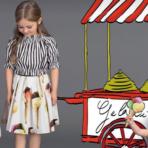 Mommy and Daughter Matching Clothes Fashion Off Shoulder Striped Clothing Cute Lovely Mother and Girls Tops Outfits