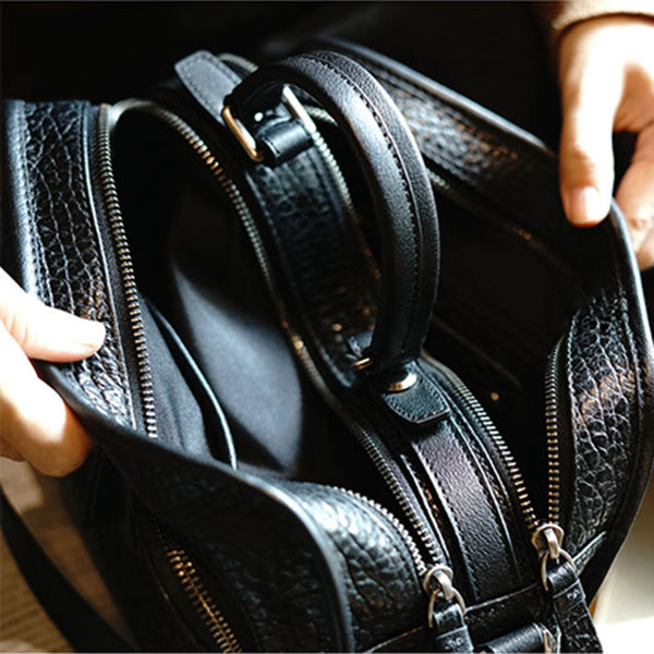 Cowhide handheld women's bag new stylish simple leather large capacity single shoulder crossbody bag