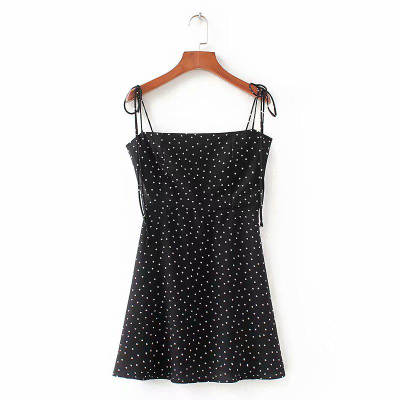Reformation dot Print  Strapless floral  mini Dress