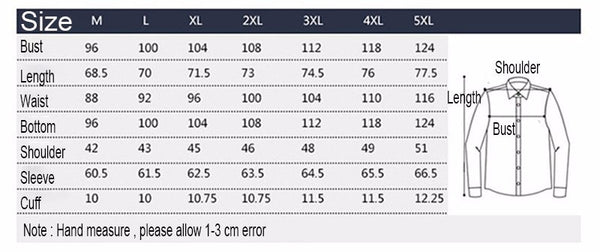 Men Cotton Casual Business Shirt Long Sleeve Solid Color