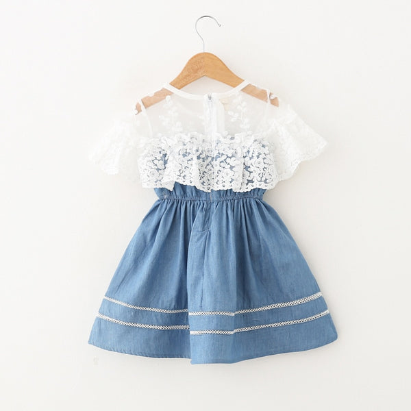 Girls Summer Dress  Fashion Lace Princess Dress
