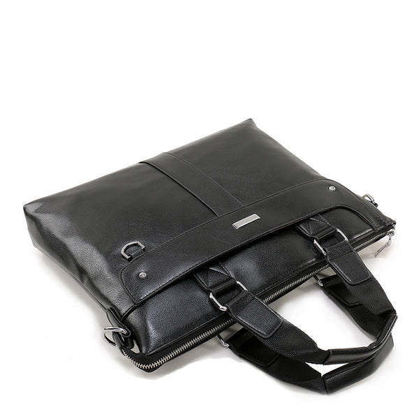 Men Casual Briefcase Business Shoulder Bag Leather