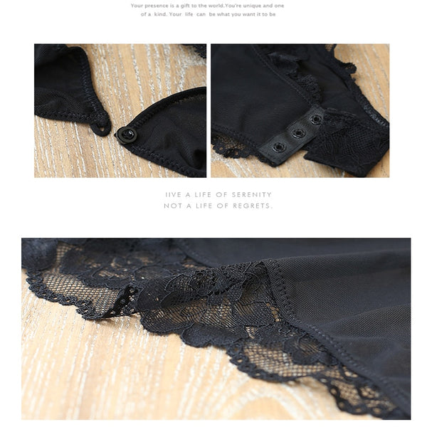 Sexy Lace Bodysuit Women Elastic Slim Sleeveless Backless Bodysuit Sexy Lace Female Body For Women Black White Body Mujer Femme