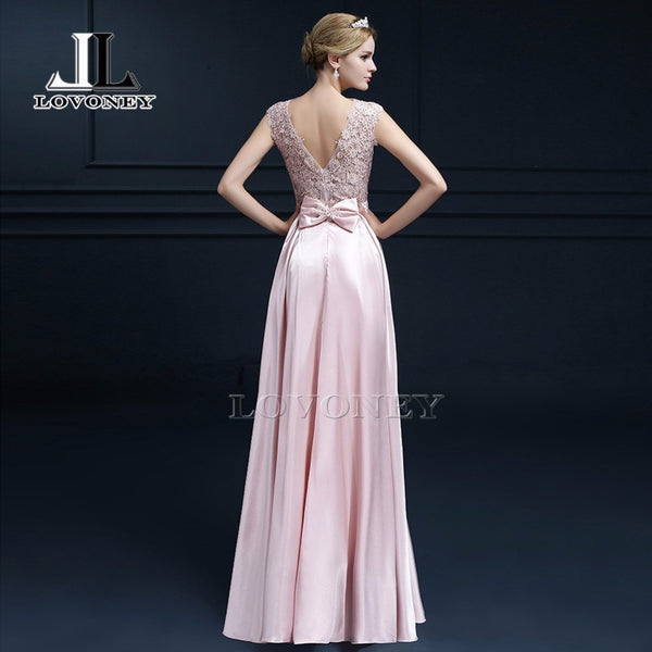 LOVONEY S306 Sexy See Through Plus Size Prom Dresses 2019 A-Line Floor-length Long Formal Dress Evening Gown Robe De Soiree