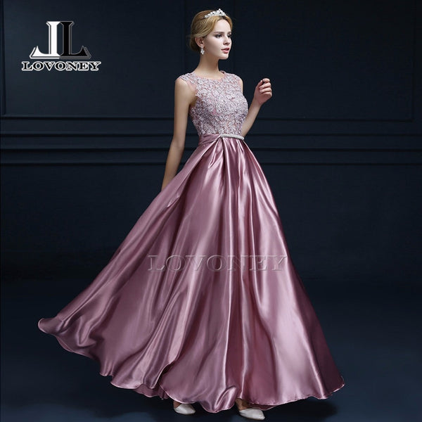LOVONEY S306 Sexy See Through Plus Size Prom Dresses 2019 A-Line Floor-length Long Formal Dress Evening Gown Robe De Soiree