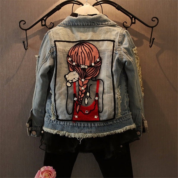 Denim Coat Baby Girl Clothes Spring Winter Jeans Jacket