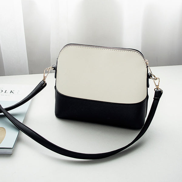 Patchwork Crossbody Bags for Women 2018 Fashion Shoulder Bag Shell Women Messenger Bags Luxury Leather Handbag Designer