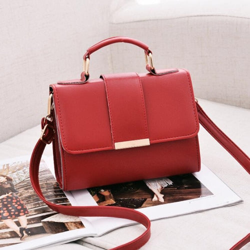 2018 Summer Fashion Women Bag Leather Handbags PU Shoulder Bag Small Flap Crossbody Bags for Women Messenger Bags