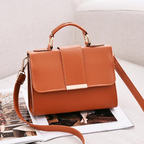 2018 Summer Fashion Women Bag Leather Handbags PU Shoulder Bag Small Flap Crossbody Bags for Women Messenger Bags