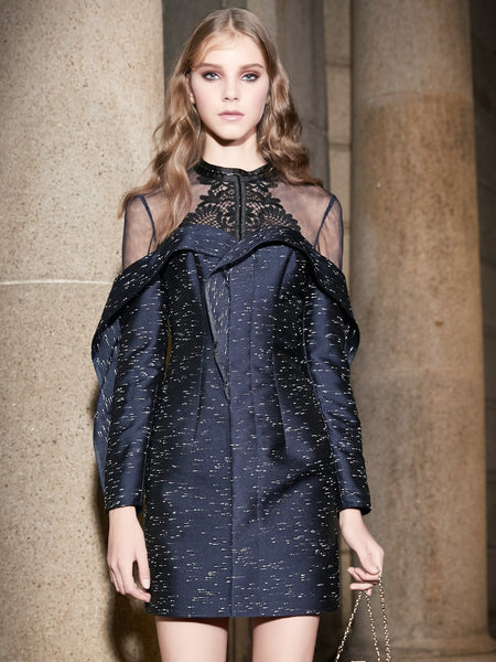 2019 Spring Blue  Bandage Dress Women Sexy Party Satin Burgundy O Neck Dresses Elegant Bodycon Dress Vestidos Q109