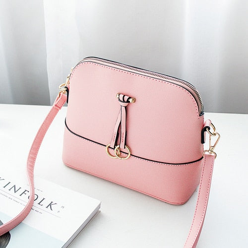 Patchwork Crossbody Bags for Women 2018 Fashion Shoulder Bag Shell Women Messenger Bags Luxury Leather Handbag Designer