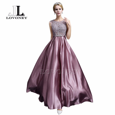 LOVONEY S306 Sexy See Through Plus Size Prom Dresses 2019 A-Line Floor-length Long Formal Dress Evening Gown Robe De Soiree