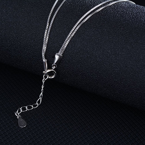 Brand Silver Color Square Cube Rhinestones Choker Statement Necklace Women Double Layer Pendants & Necklaces Jewelry Gifts DZ178