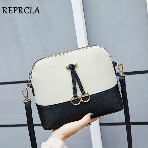 Patchwork Crossbody Bags for Women 2018 Fashion Shoulder Bag Shell Women Messenger Bags Luxury Leather Handbag Designer