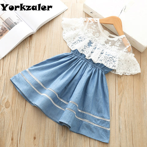 Girls Summer Dress  Fashion Lace Princess Dress